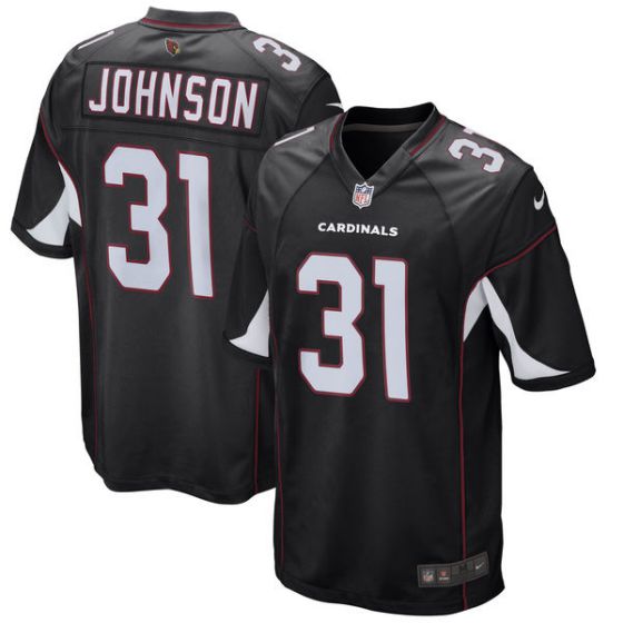 Youth Arizona Cardinals 31 David Johnson Nike Black Game NFL Jersey